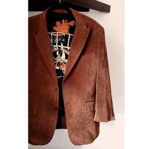 Vintage Tessori | Brown Corduroy Two Button Blazer / Coat